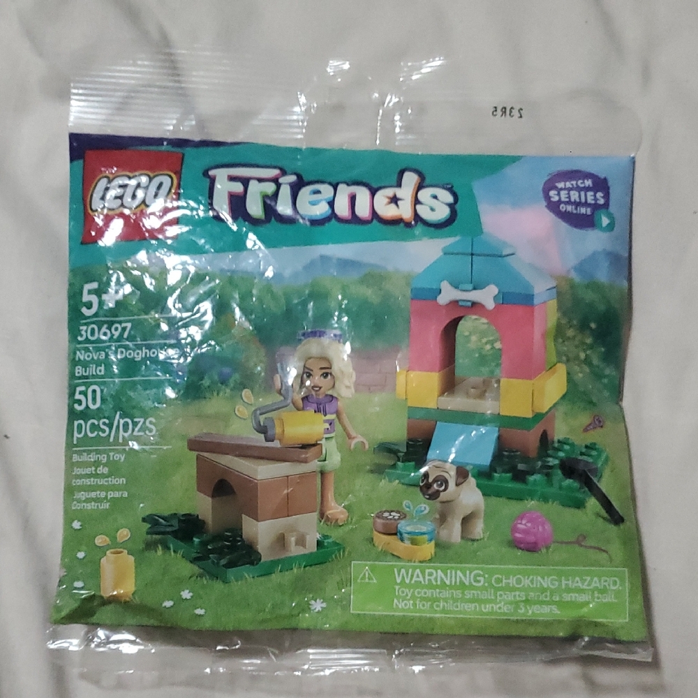 Lego Friends Nova Doghouse Playset - Pink, Teal, Yellow, Brown